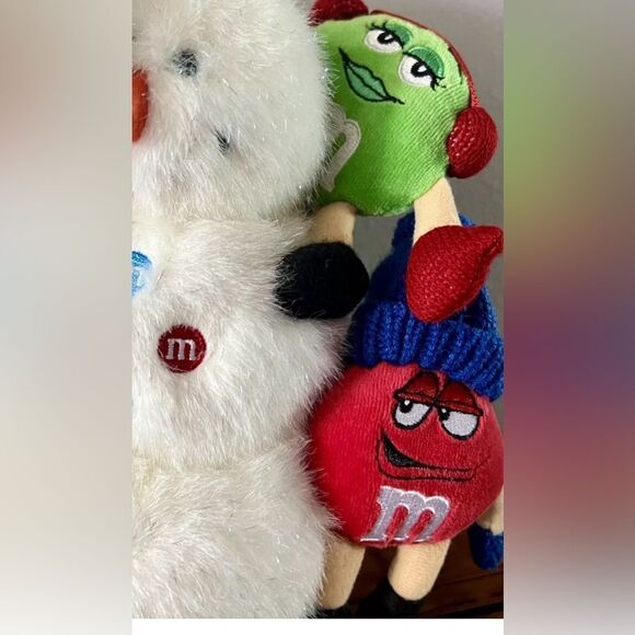 VINTAGE BOYDS BEARS X M&MS w/SNOWMAN~NWT~RARE - Picture 3 of 11